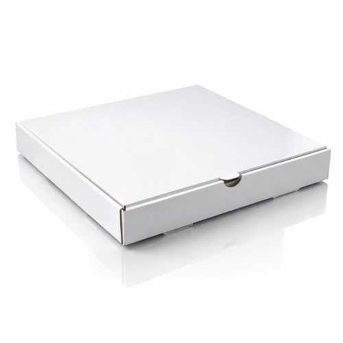 Pizzás doboz - 32 cm fehér - 4 cm magas