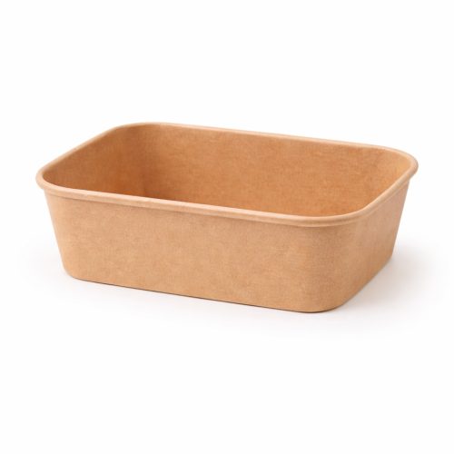 Kraft szögletes doboz - 650 ml (172x120x53 mm)
