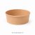 Kraft kerek doboz - 750 ml (148x128x63 mm)