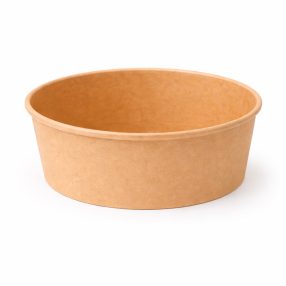 Kraft kerek doboz - 1100 ml (164x145x67 mm)