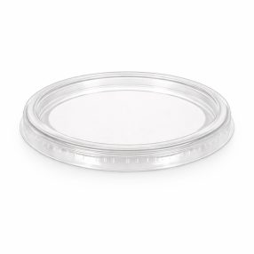   Műanyag víztiszta - kerek szószos tál - tető 40, 60 és 70 ml-hez (62mm)