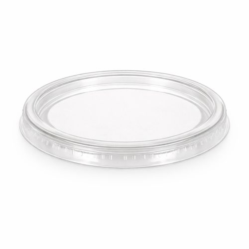 Műanyag víztiszta - kerek szószos tál - tető 90, 110 és 150 ml-hez (74mm)