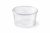 Műanyag víztiszta - kerek - 500 ml (120x65 mm)