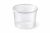Műanyag víztiszta - kerek - 300 ml (120x40 mm)