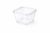 Desszeretes szögletes/Finger food tálka 110 ml - tető