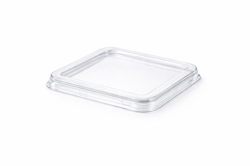 Desszeretes szögletes/Finger food tálka 200 ml - tető