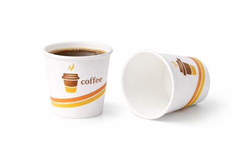 Nyomtatott papírpohár - 100 ml műanyag mentes