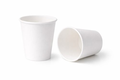 Papírpohár - 180 ml - fehér - műanyag mentes