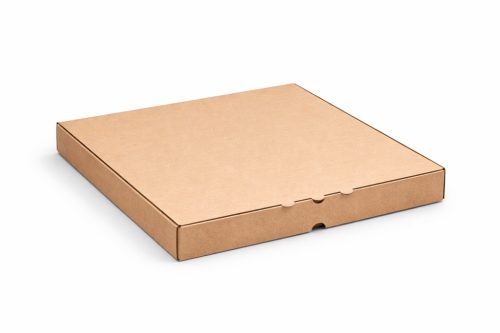 Pizzás doboz - 36 cm - 4 cm magas - barna