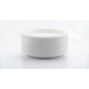 Műanyag Tányér - Fehér - 22 cm