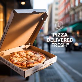 Pizzas dobozok, streetfood tálcák